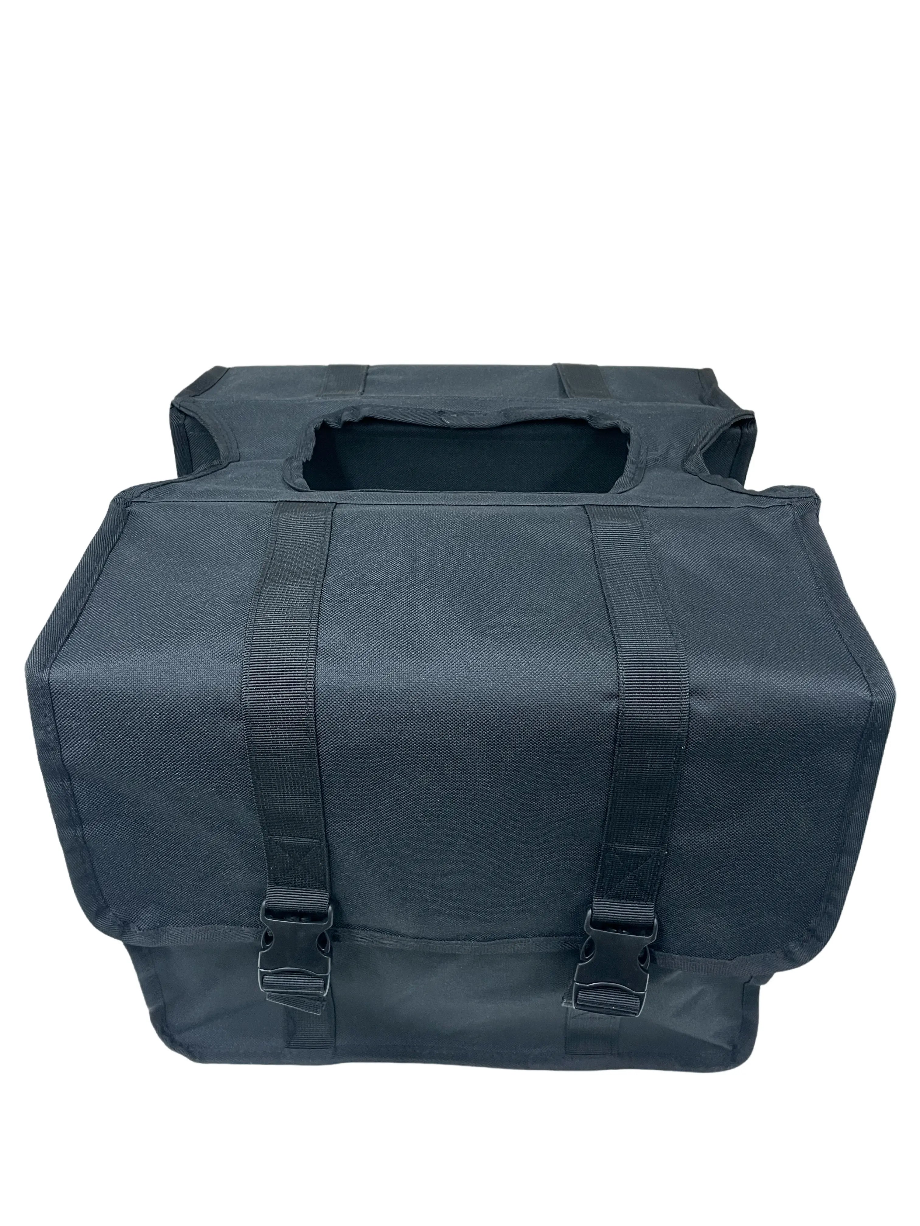 Anroc Dubbele fietstas 46L zwart - Waterdicht en Reflecterend - AE-trading