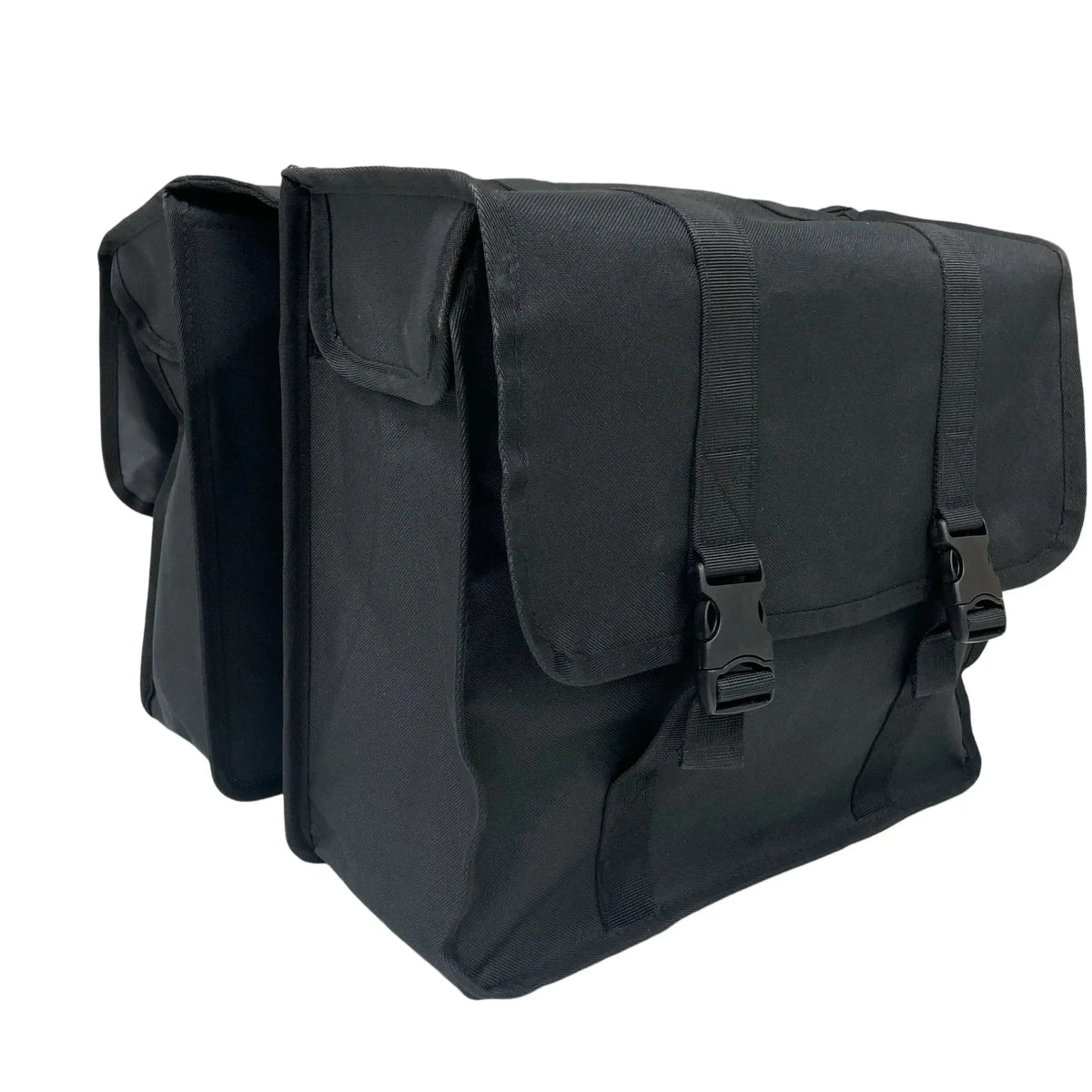 Anroc dubbele fietstas 46L — waterdicht & reflecterend, zwart - AE-trading