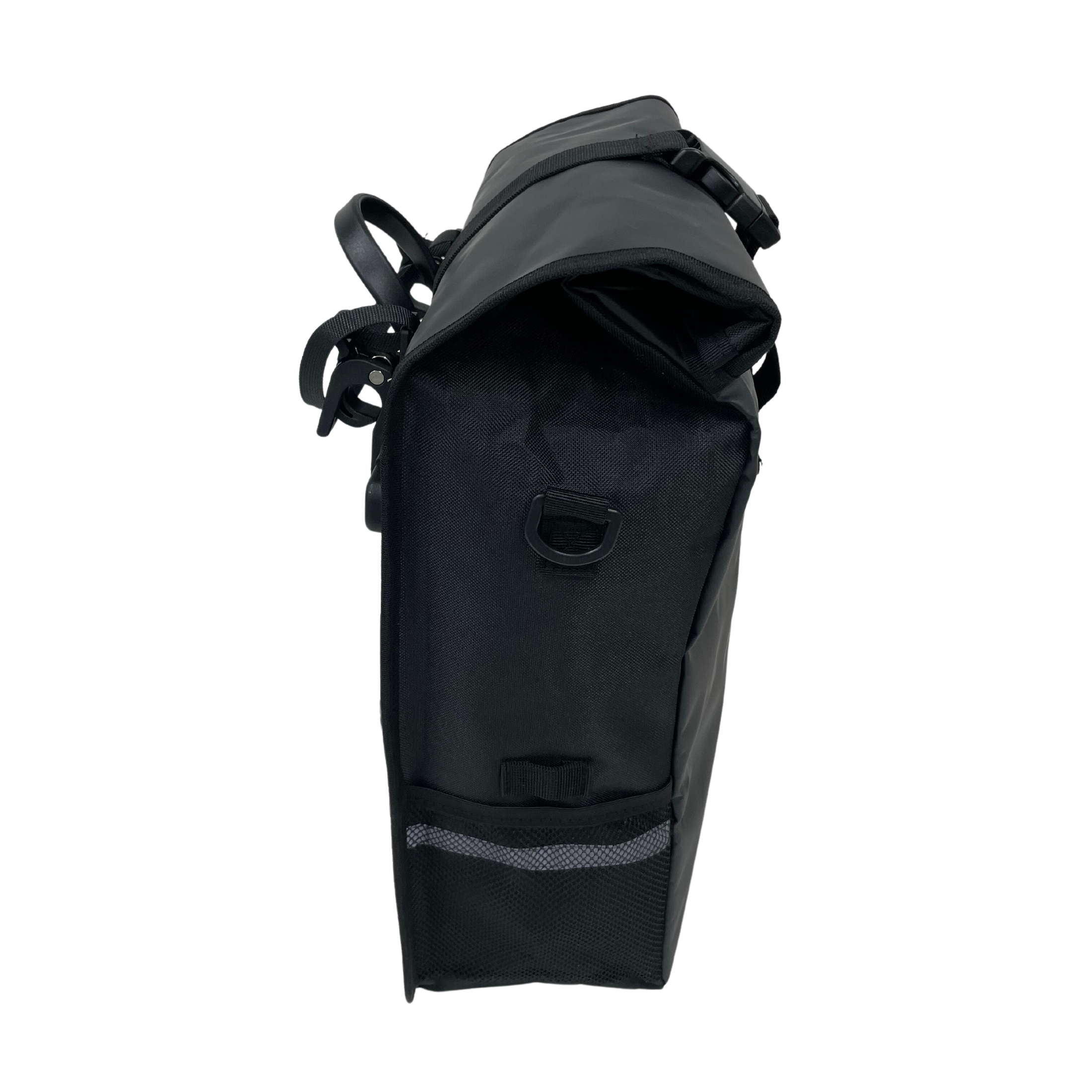 Anroc Enkele Fietstas met Schoudertas Functie - 23 Liter - Waterbestendig - Zwart