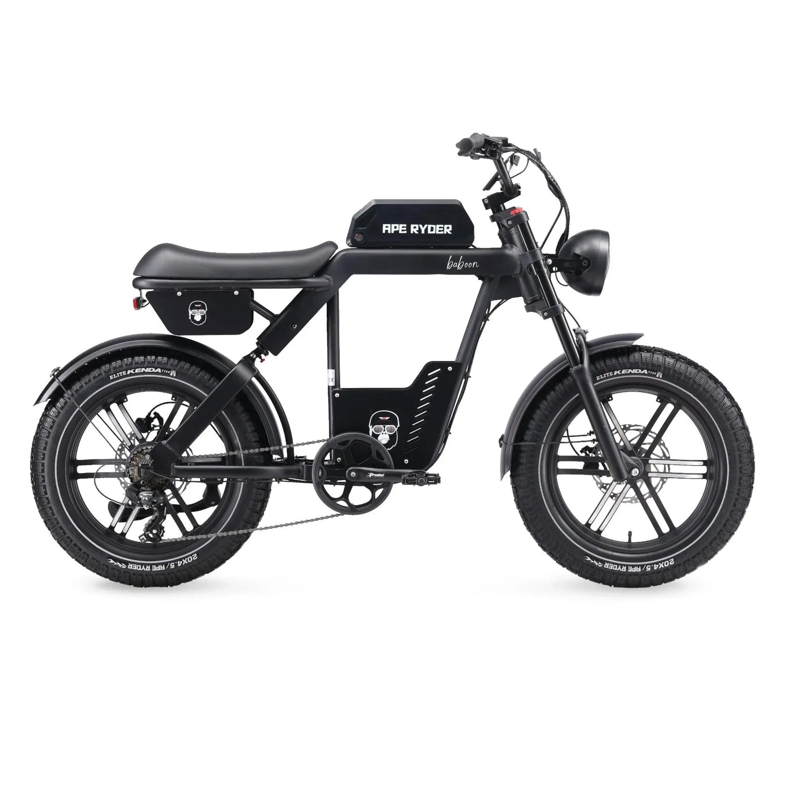 Ape Ryder Baboon Fatbike – Mat Zwart - AE-trading