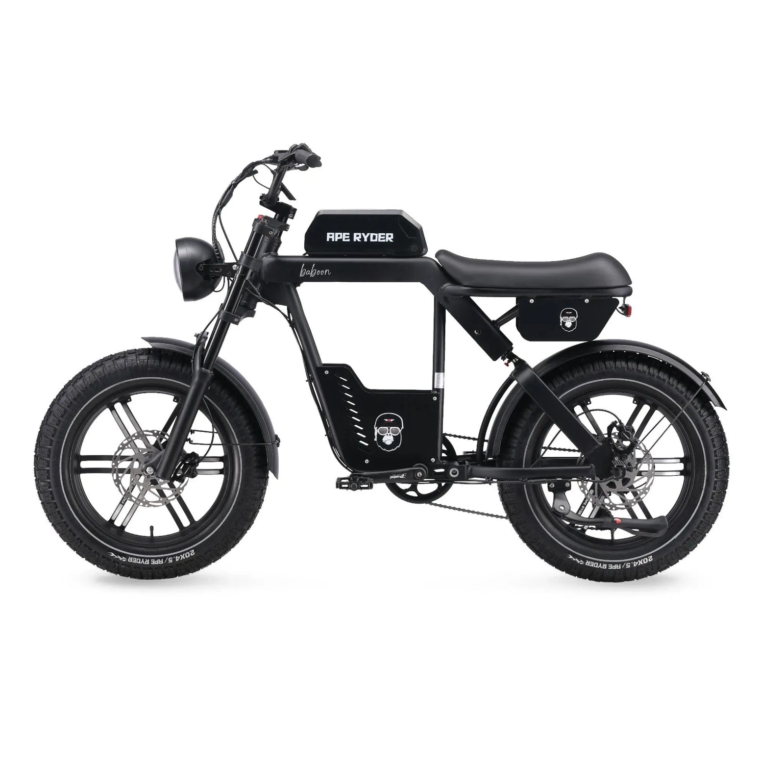 Ape Ryder Baboon Fatbike – Mat Zwart - AE-trading