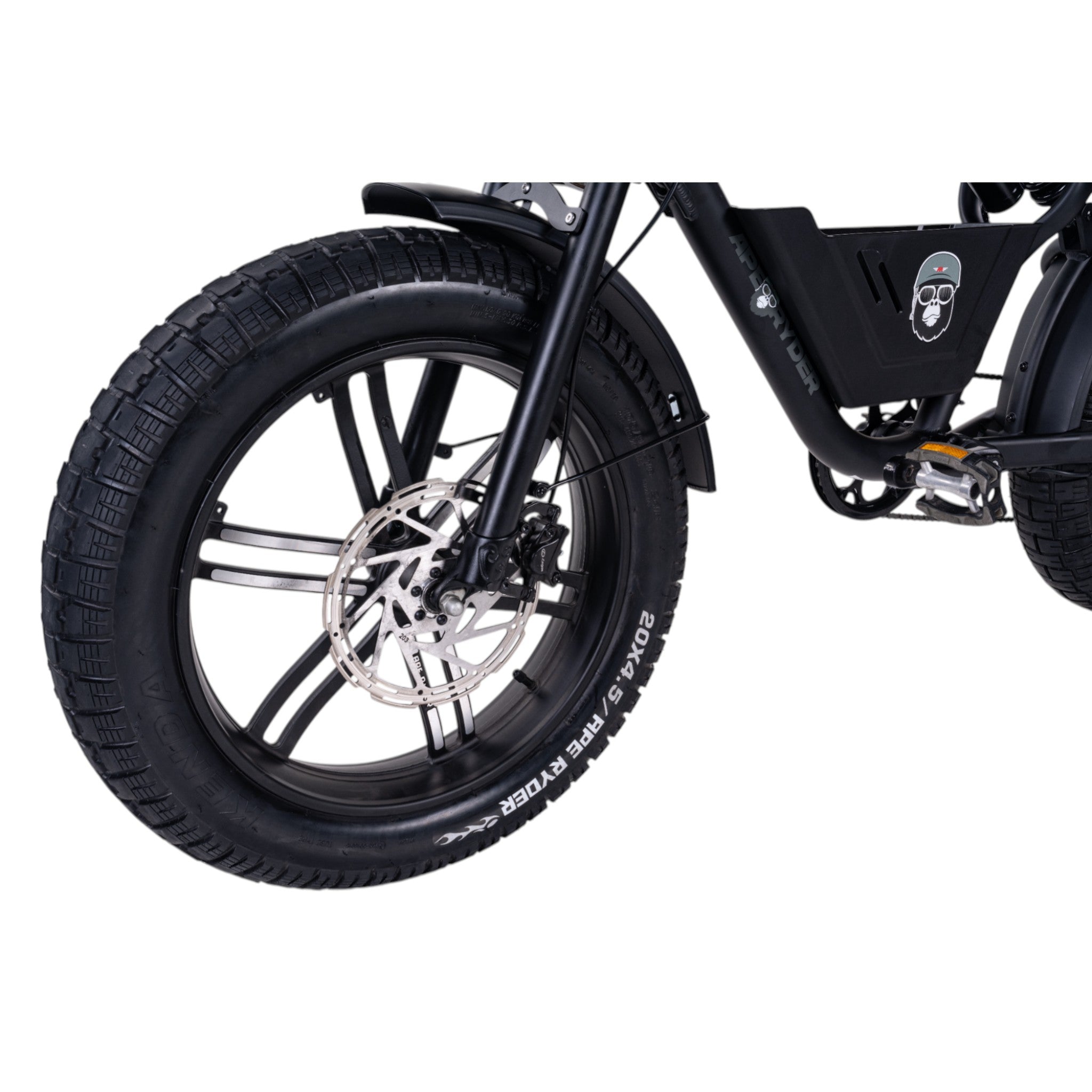 Ape Ryder Jambo - Fatbike - Nardo Grijs - 20x4.5 inch - Accu 374Wh (48V, 7.8 Ah) - 250W Motor - Shimano 7 Versnellingen - Mechanische Remmen - AE-trading