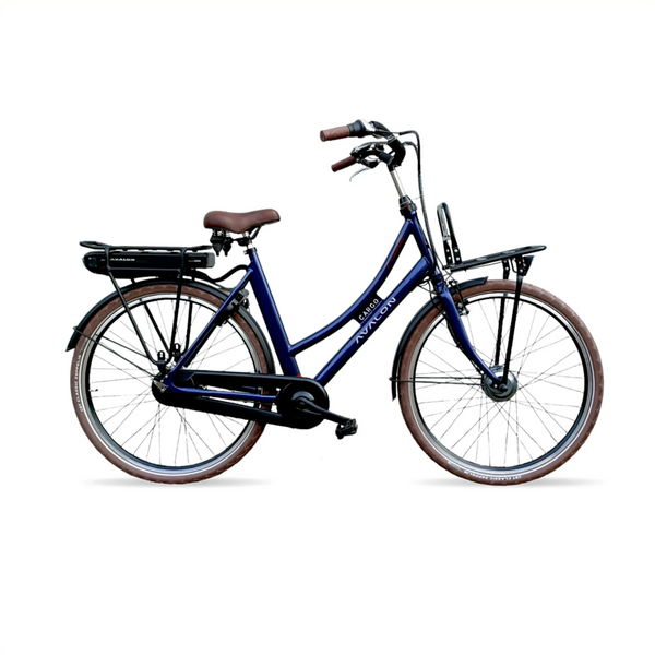 Avalon E-Cargo N7 - Donkerblauw - 50cm - 12Ah Accu - AE-trading