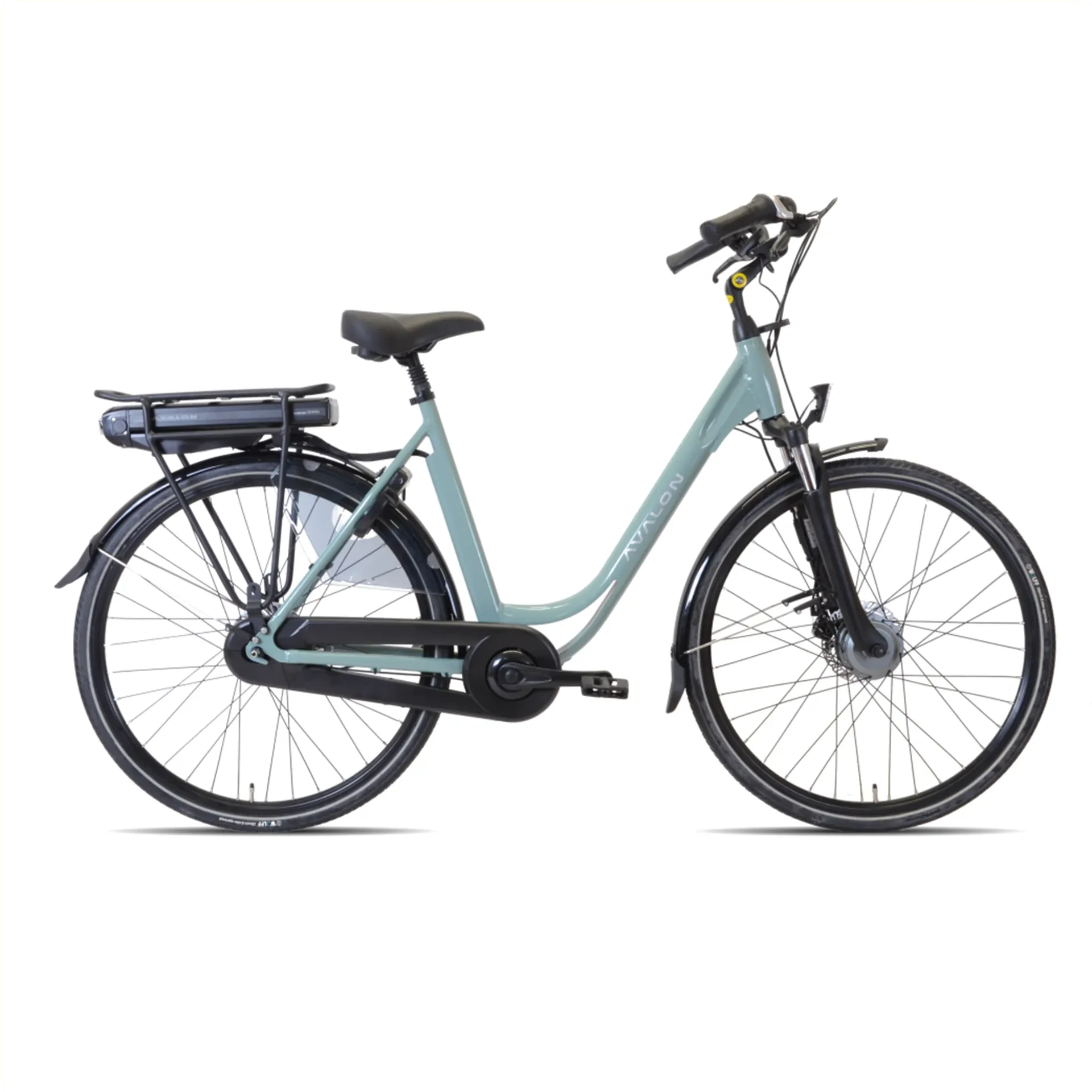 Avalon E-City N7 - Emerald Green - 54cm - 15Ah Accu - AE-trading
