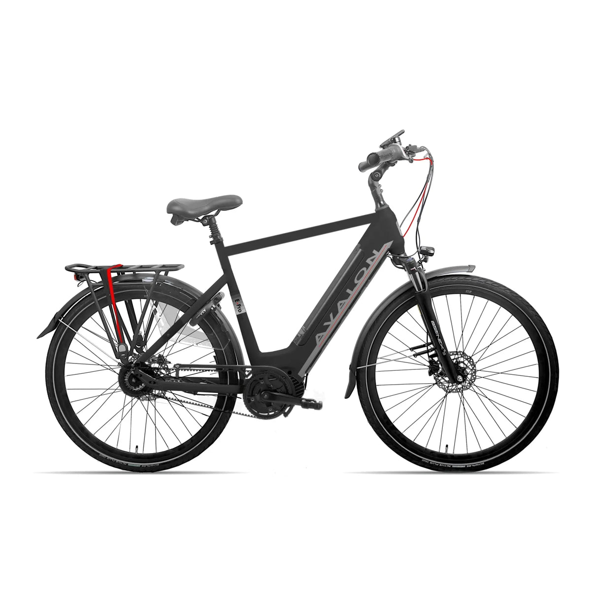 Avalon E-Pro - Mat Zwart - 58cm - 540Wh - AE-trading