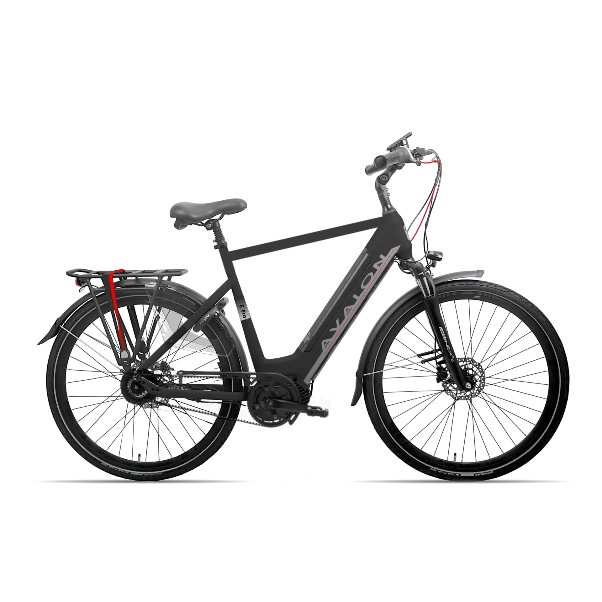 Avalon E-Pro - Mat Zwart - 58cm - 540Wh - AE-trading