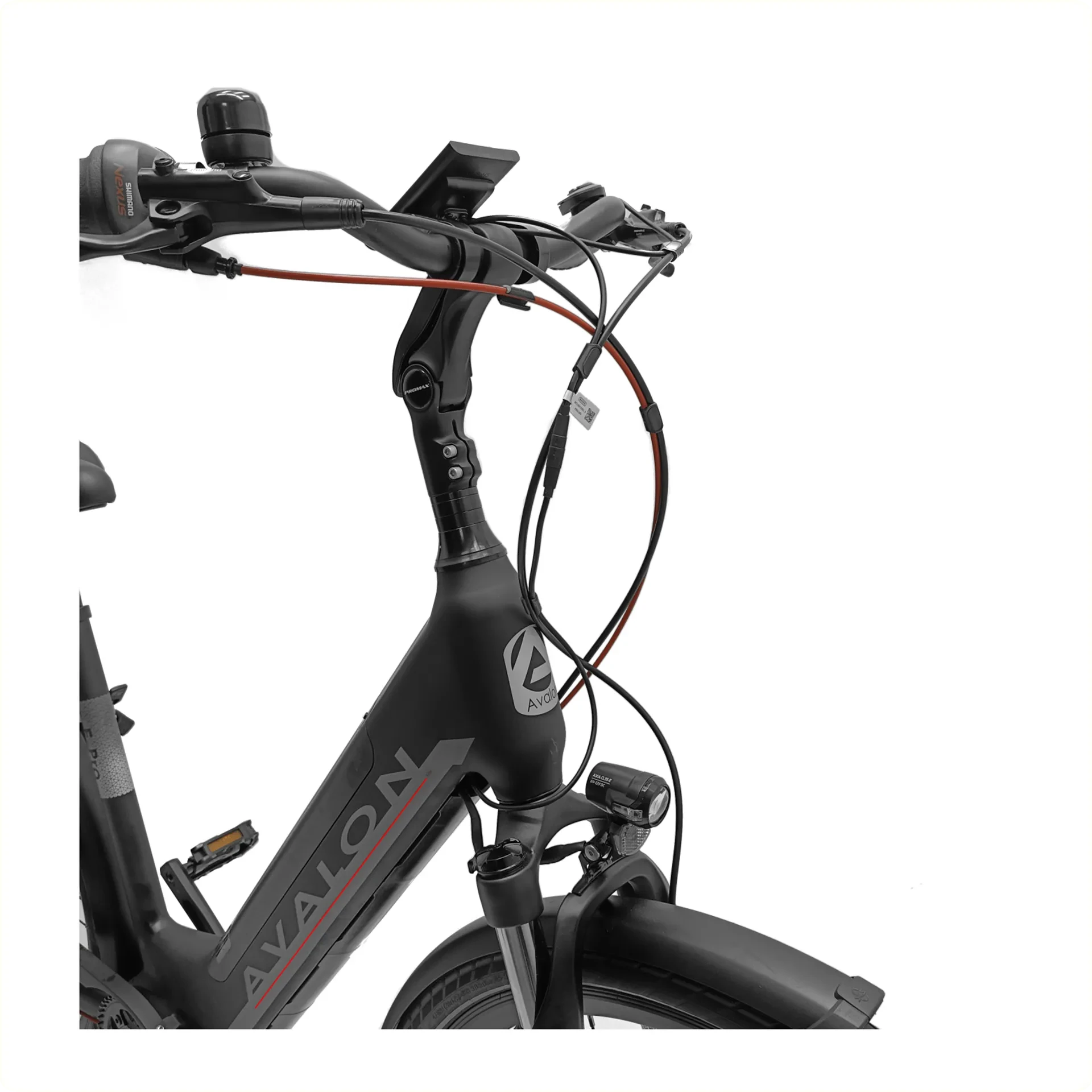 Avalon E-Pro - Mat Zwart - 58cm - 540Wh - AE-trading