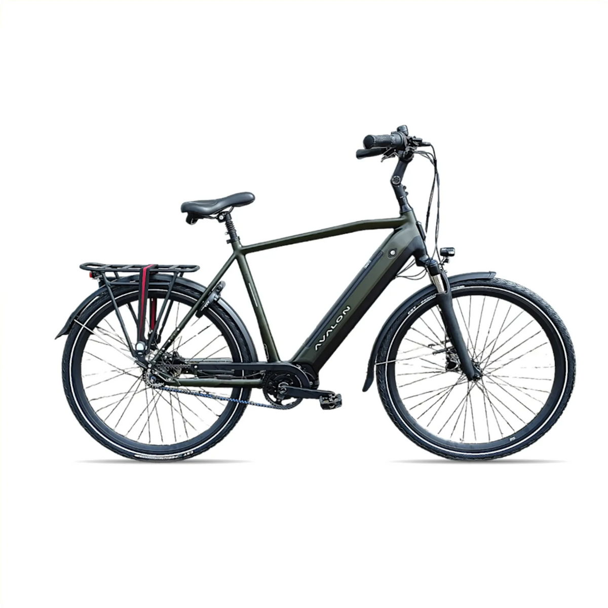 Avalon E-Pro Premium - Mosgroen/Zwart - 58cm - 15Ah Accu - AE-trading