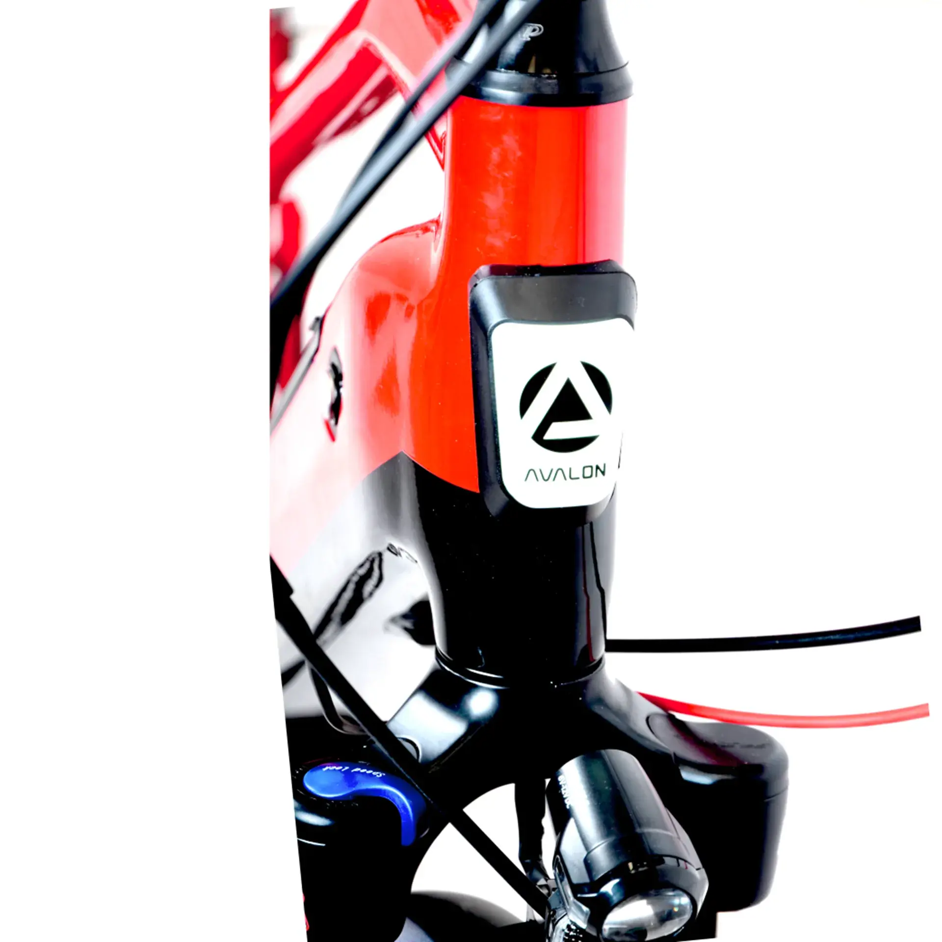 Avalon E-Pro Sport - Rood/Zwart - 49cm - 15Ah Accu - AE-trading