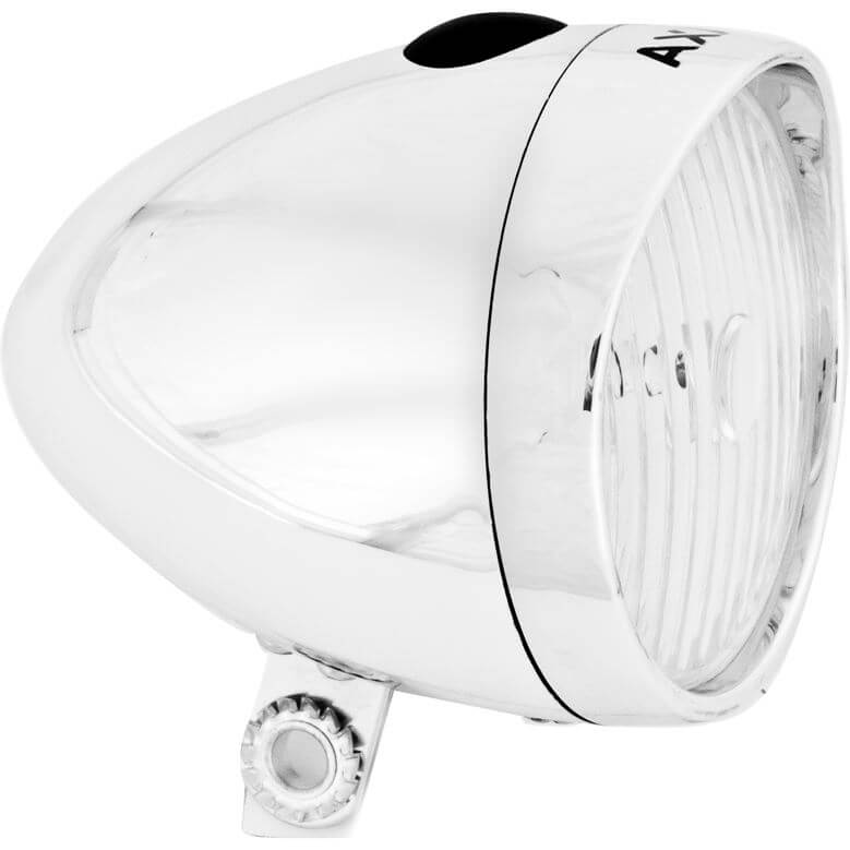 Axa koplamp Classic tour batterij 4 lux zilver - AE-trading