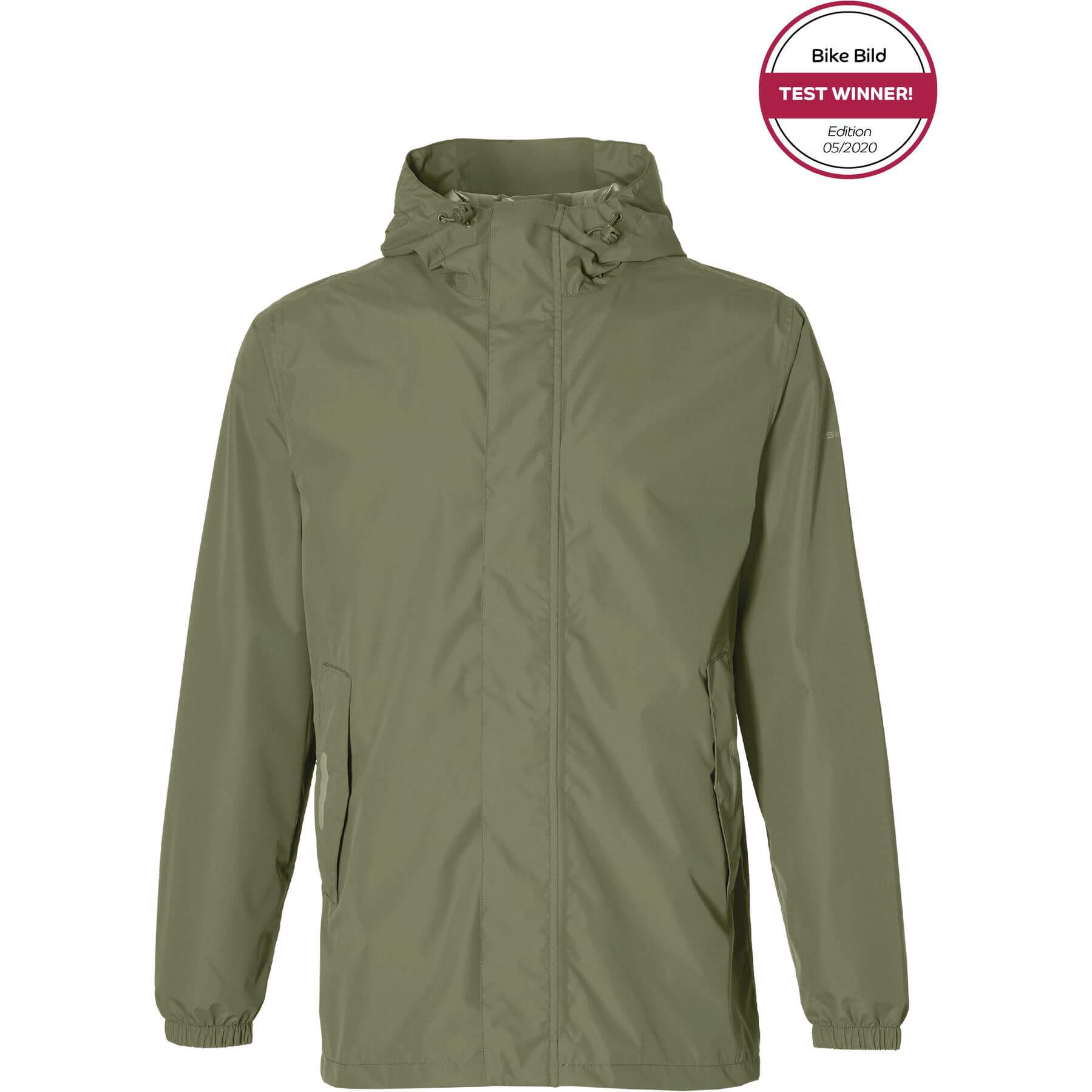 Basil regenjas Hoga unisex Olive Green XXXL - AE-trading
