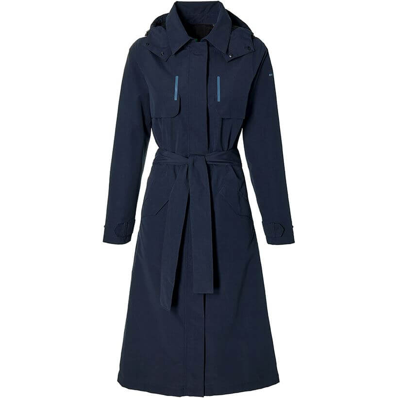 Basil trenchcoat Mosse dames Night Blue M - AE-trading