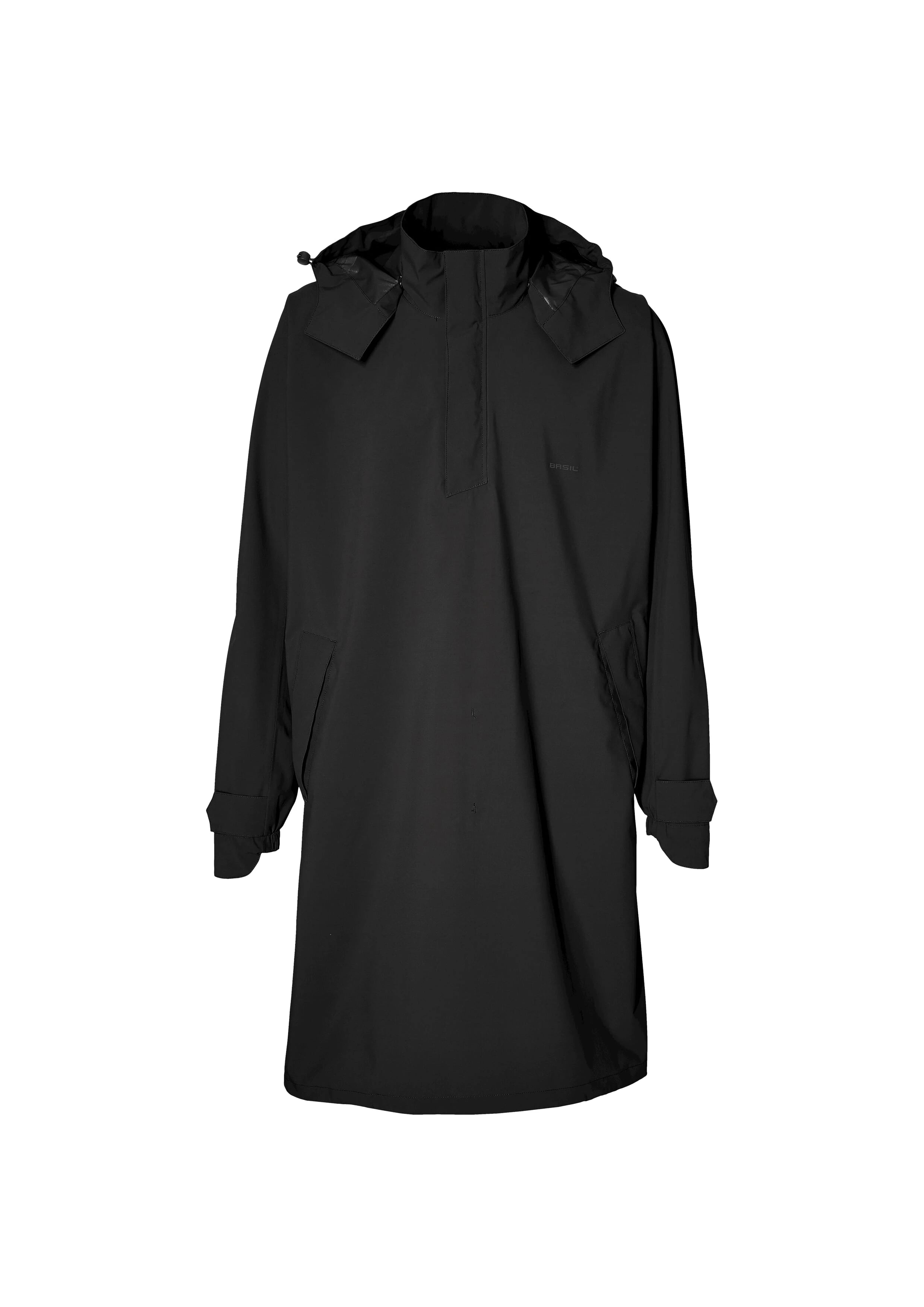 Basil poncho Mosse unisex Jet Black M/L - AE-trading