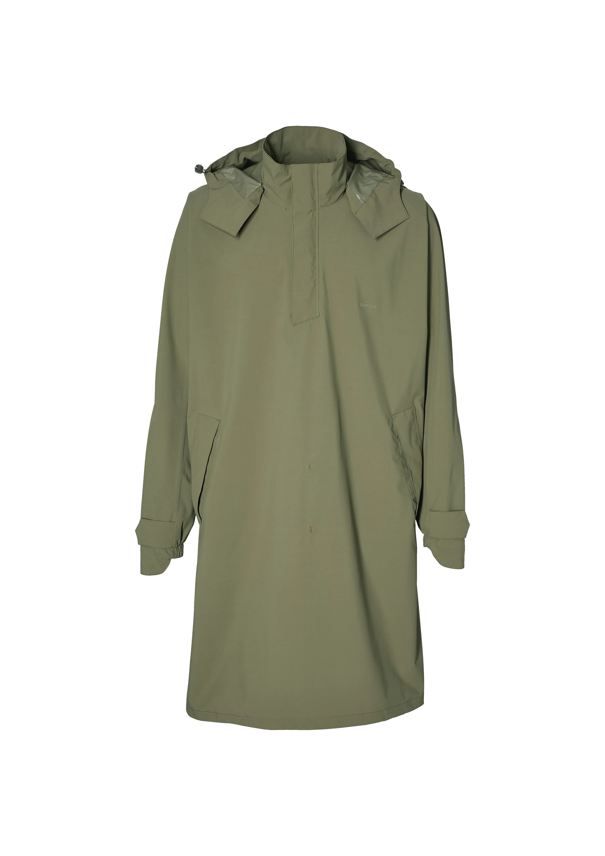 Basil poncho Mosse unisex Olive Green M/L - AE-trading
