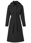 Basil trenchcoat Mosse dames Jet Black L - AE-trading