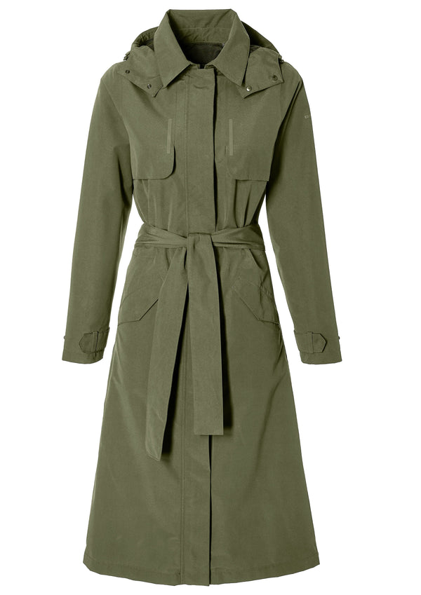 Basil trenchcoat Mosse dames Olive Green XL - AE-trading