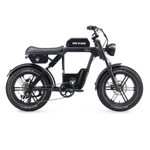 Ape Ryder Baboon - Fatbike - Mat Zwart - 20x4.5 inch Kenda Banden - Accu 48V (14.5Ah) - 250W Achterwielmotor - Shimano 7 Versnellingen - Hydraulische Remmen - AE-trading
