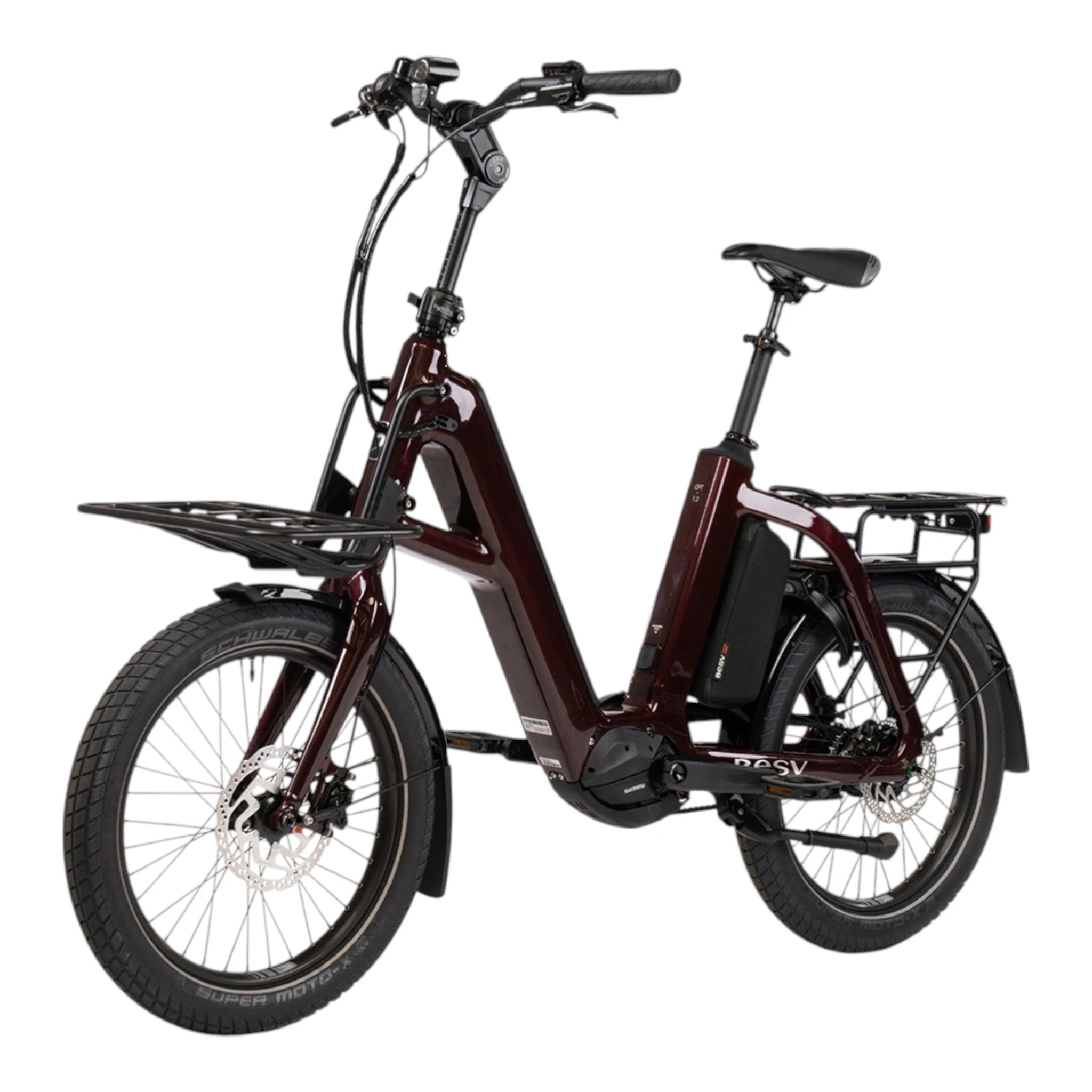 BESV CPT 1.2 Elektrische fiets – Bordeaux - One Size - AE-trading