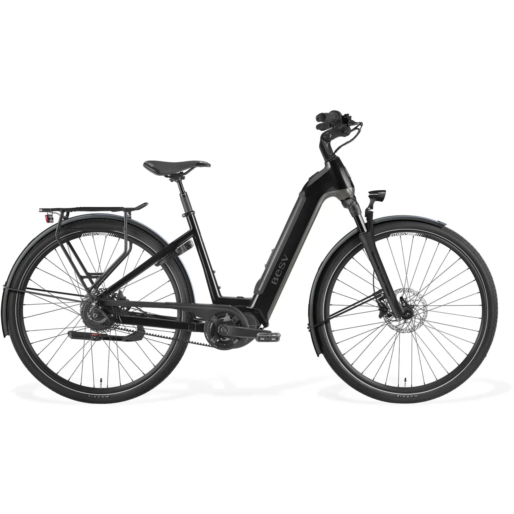 BESV CT-C LS Elektrische Fiets – Mid Gray Gloss – Maat L (56 cm) - AE-trading
