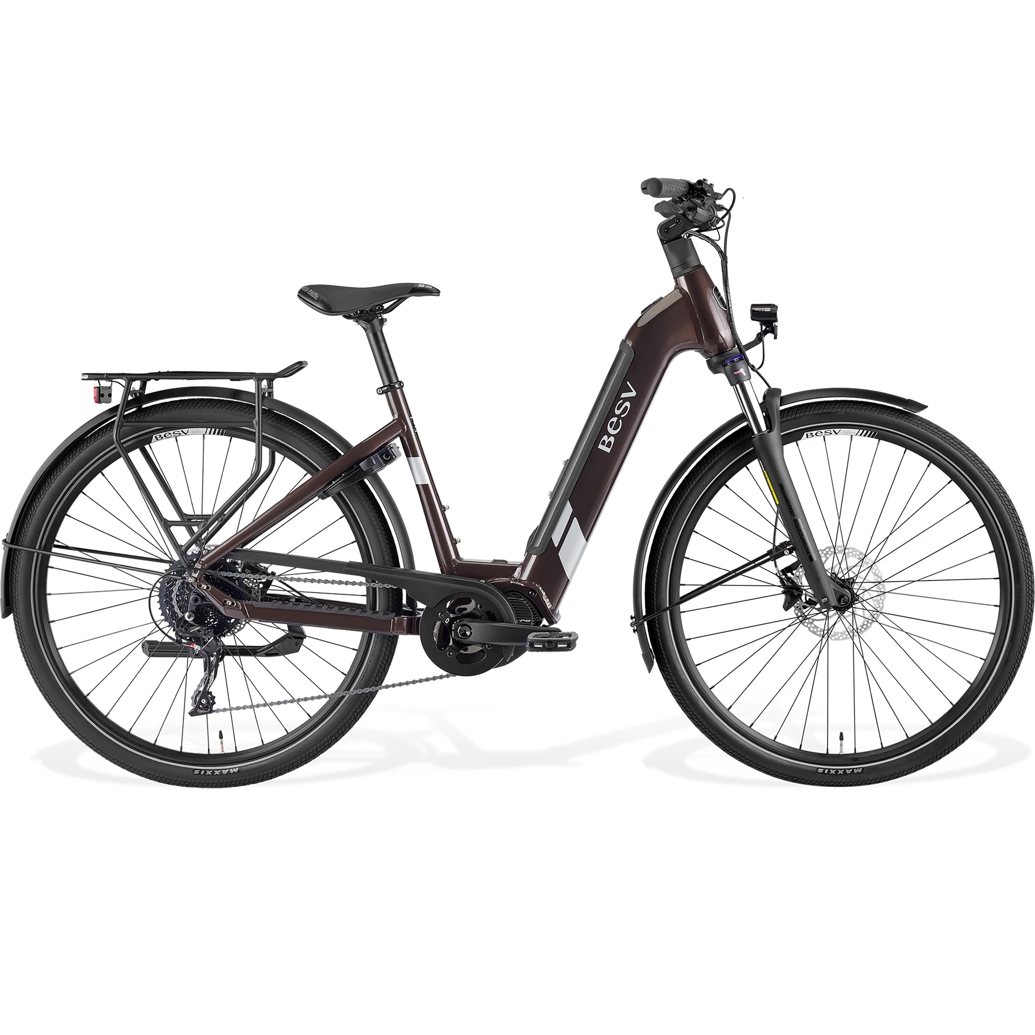 BESV TR 1.3 LTD LS Elektrische Trekkingfiets 630Wh – Metallic Umbra – Maat L (56 cm ) - AE-trading
