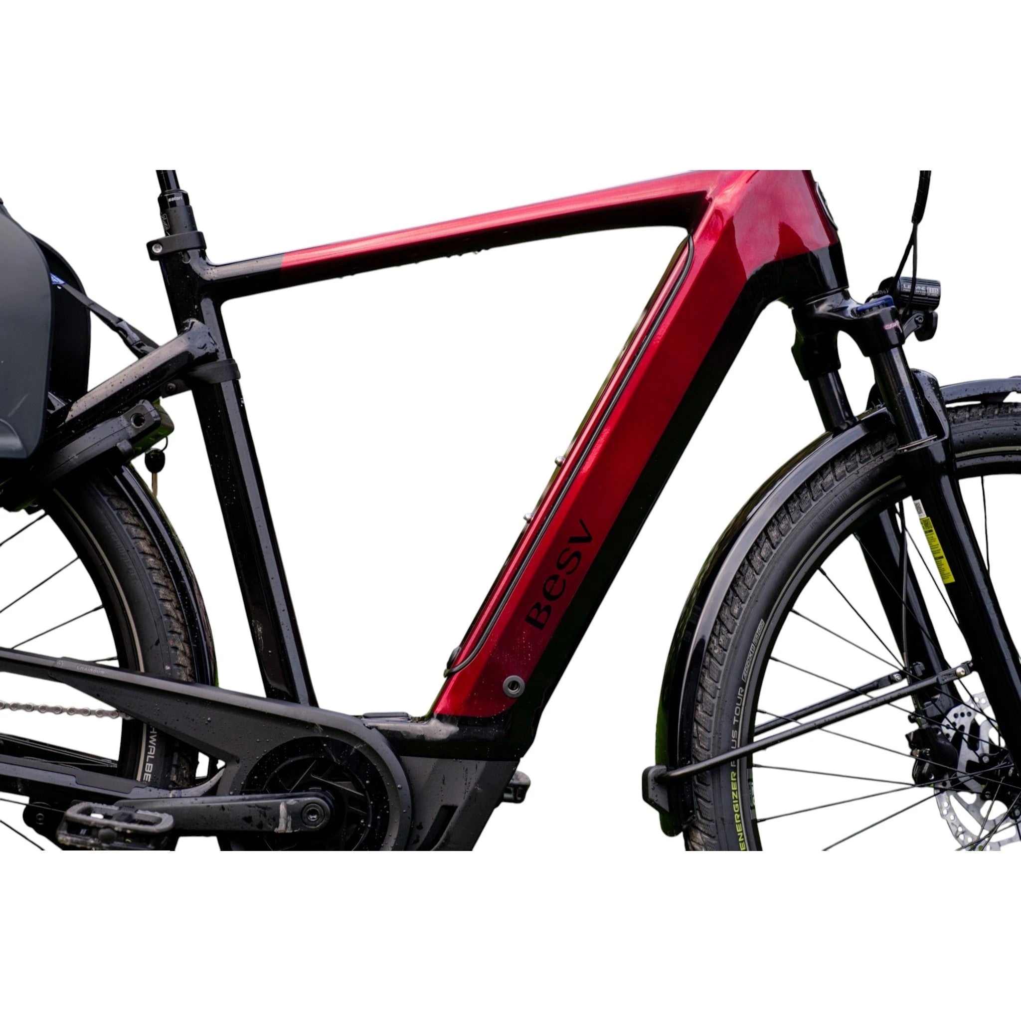 BESV TR-B 1.2 VE-SYSTEM Elektrische fiets – Ruby Red - Maat XL (60 cm) - AE-trading