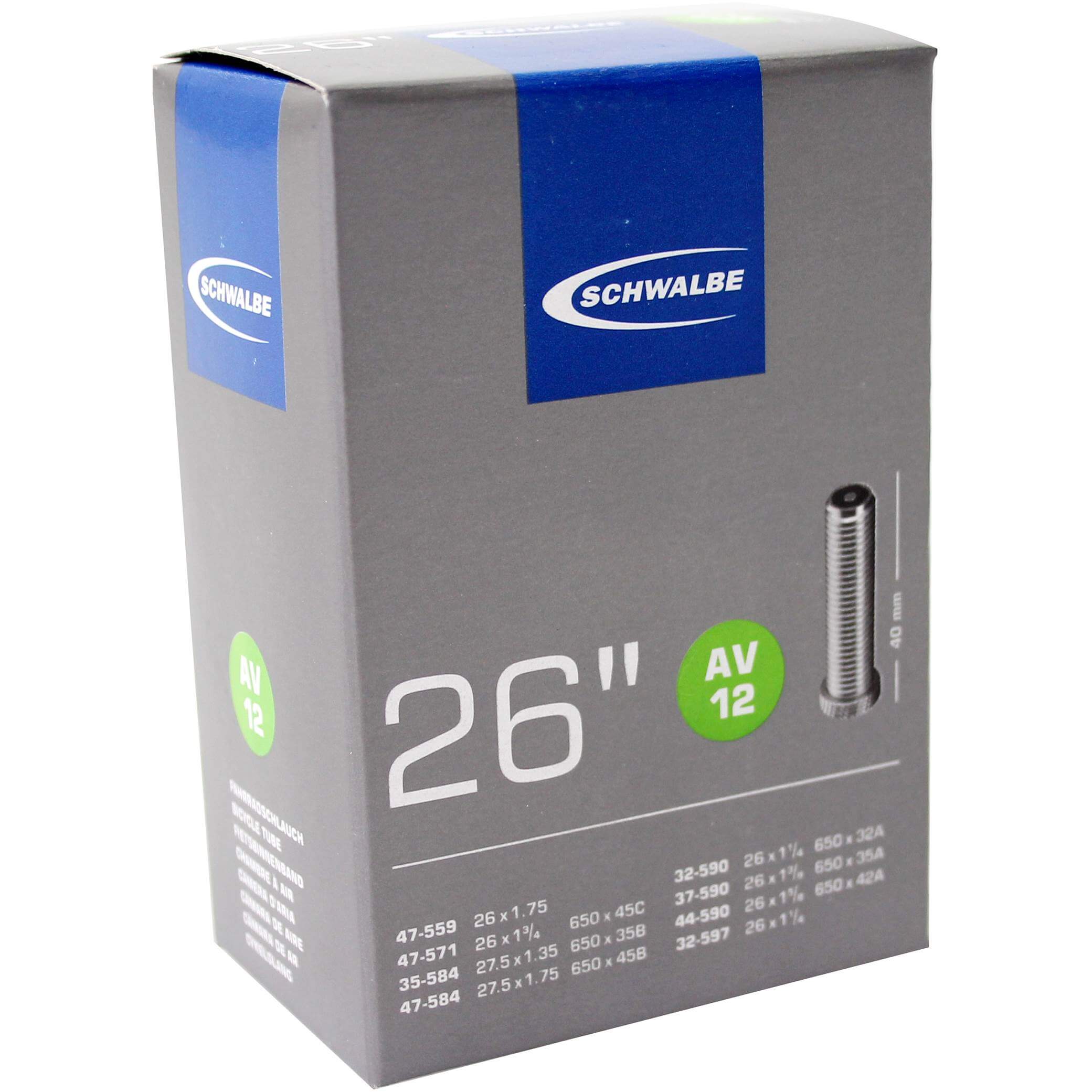 Schwalbe bnb AV12 26 x 1 1/4 - 27.5 x 1.75 av 40mm - AE-trading