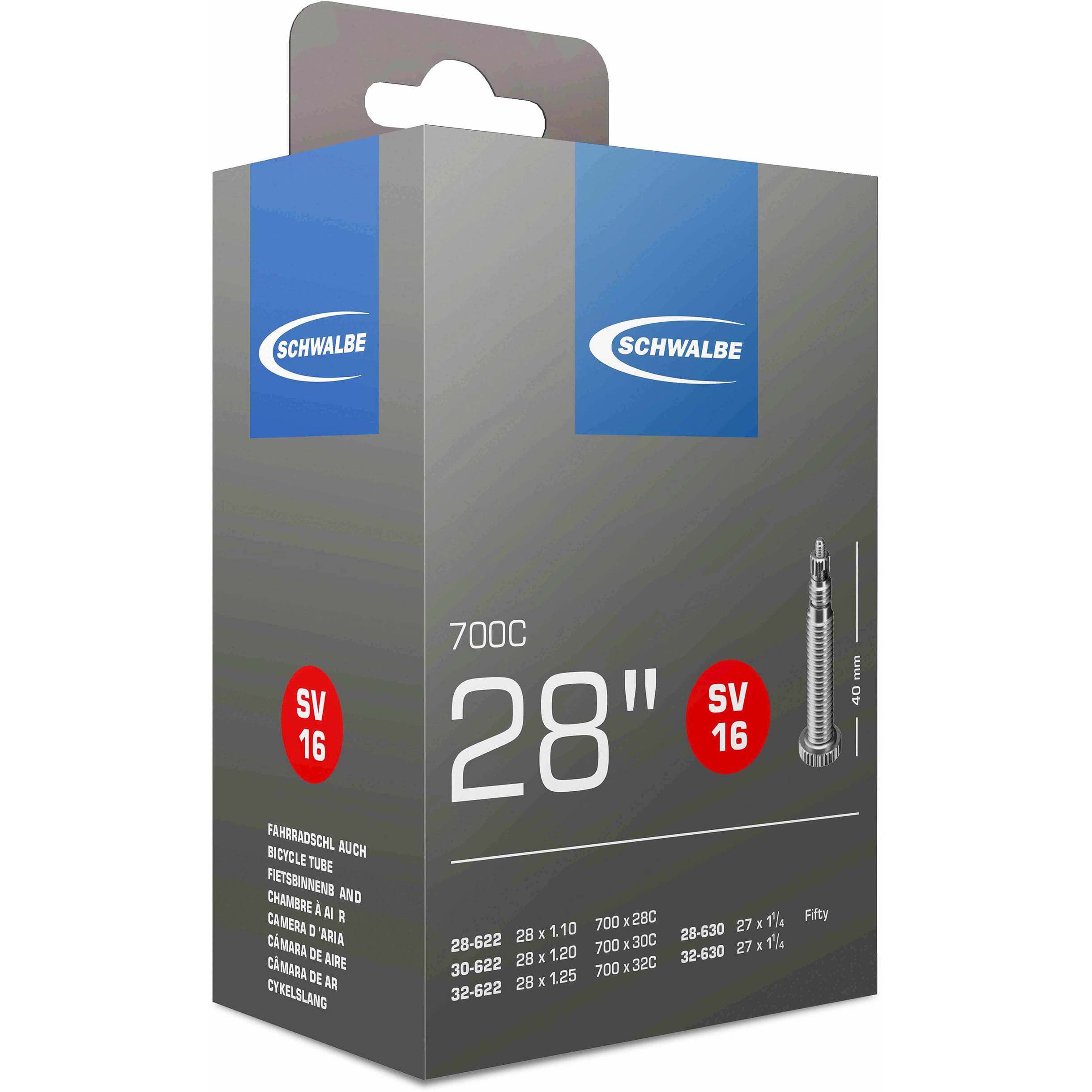 Schwalbe bnb SV16 28 x 1.10 - 1.25 fv 40mm - AE-trading