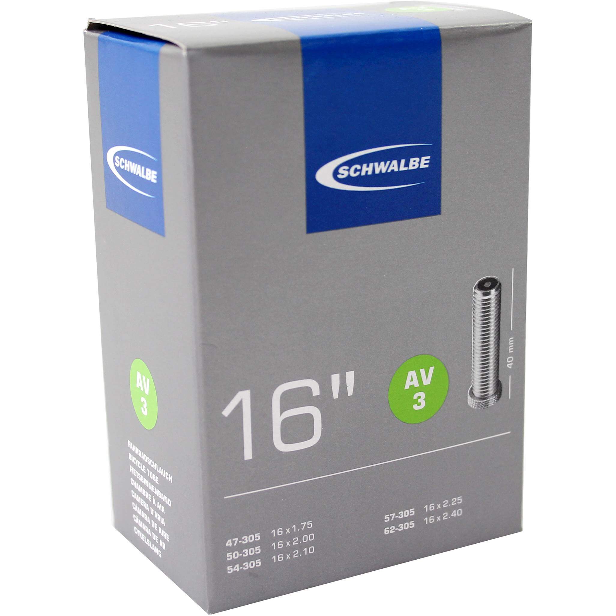 Schwalbe bnb AV3 16 x 1.75 - 2.40 av 40mm - AE-trading