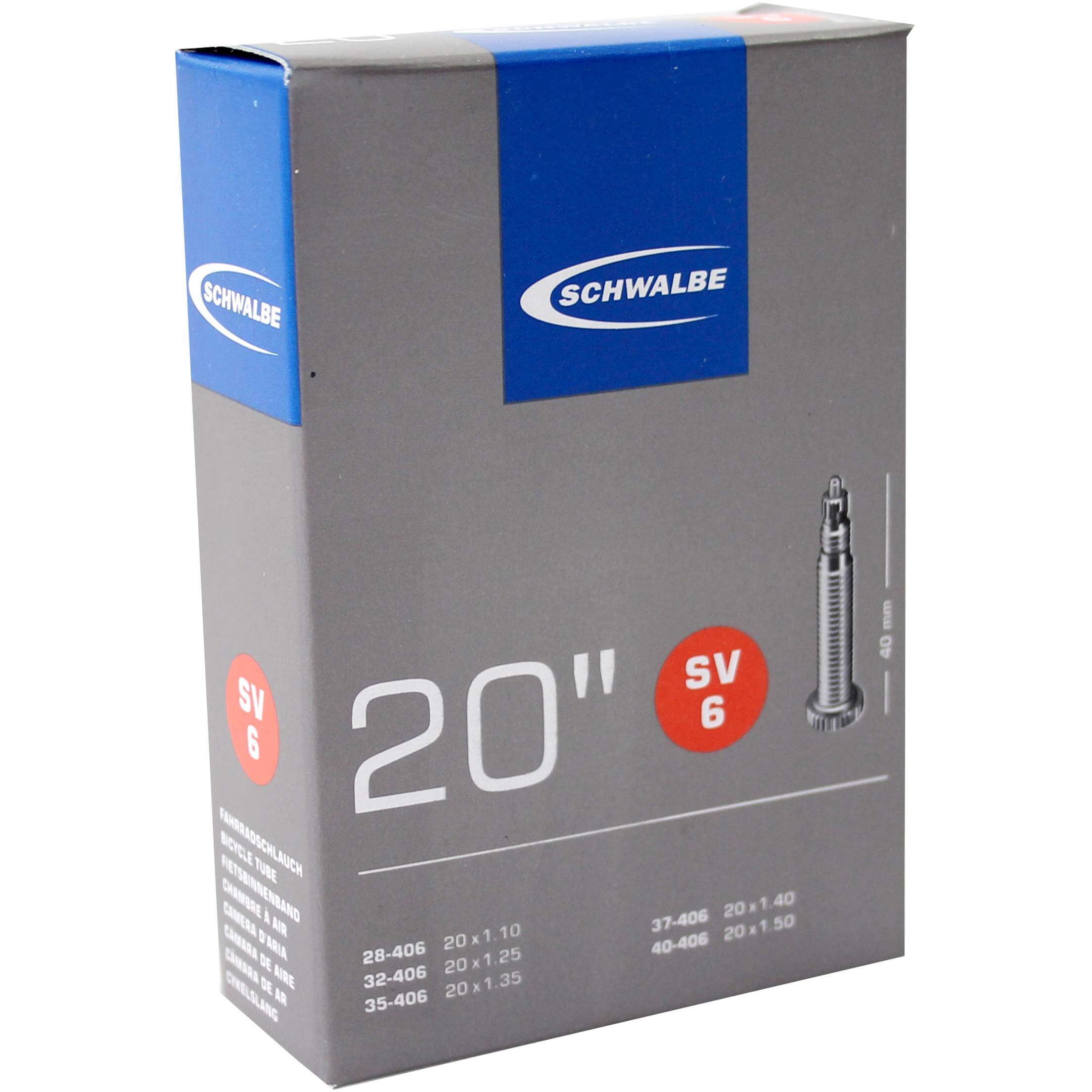 Schwalbe bnb SV6 20 x 1.10 - 1.50 fv 40mm - AE-trading