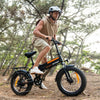 Hitway BK10 Fatbike Vouwfiets Elektrische Zwart Oranje AE-trading