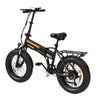 Hitway BK10 Fatbike Vouwfiets Elektrische Zwart Oranje AE-trading