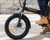 Hitway BK11 Fatbike 20 x 4.0 – Elektrische Vouwfiets – 250W motor- 25km/h - Zwart Oranje AE-trading