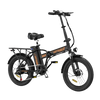 Hitway BK11 Fatbike 20 x 4.0 – Elektrische Vouwfiets – 250W motor- 25km/h - Zwart Oranje AE-trading