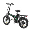 Hitway BK11 Fatbike 20 x 4.0 – Elektrische Vouwfiets – 250W motor- 25km/h - Zwart Groen AE-trading