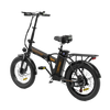 Hitway BK11 Fatbike 20 x 4.0 – Elektrische Vouwfiets – 250W motor- 25km/h - Zwart Oranje AE-trading