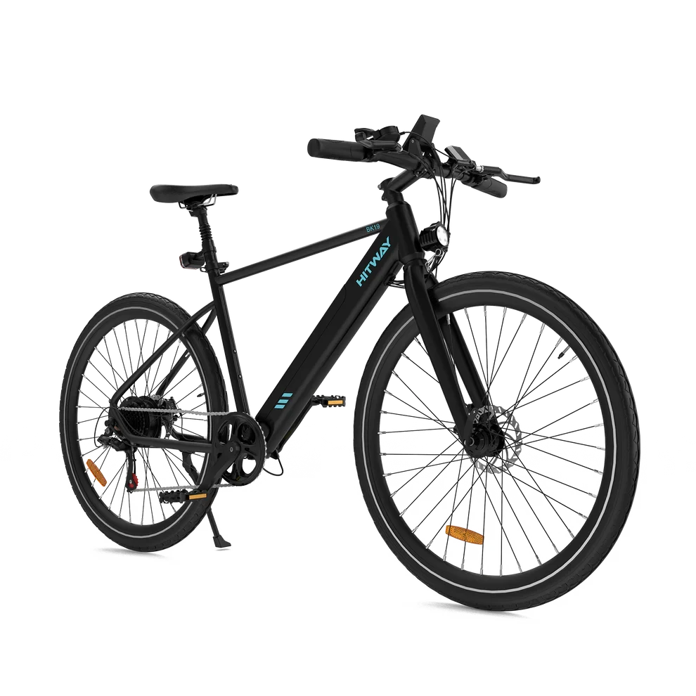 Hitway BK19 Elektrische Fiets Sportief 27,5 Inch E-bike Zwart AE-trading