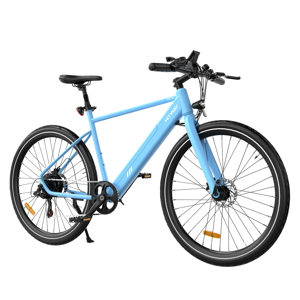 Hitway BK19 Elektrische Fiets Sportief 27,5 Inch E-bike Baby Blauw AE-trading