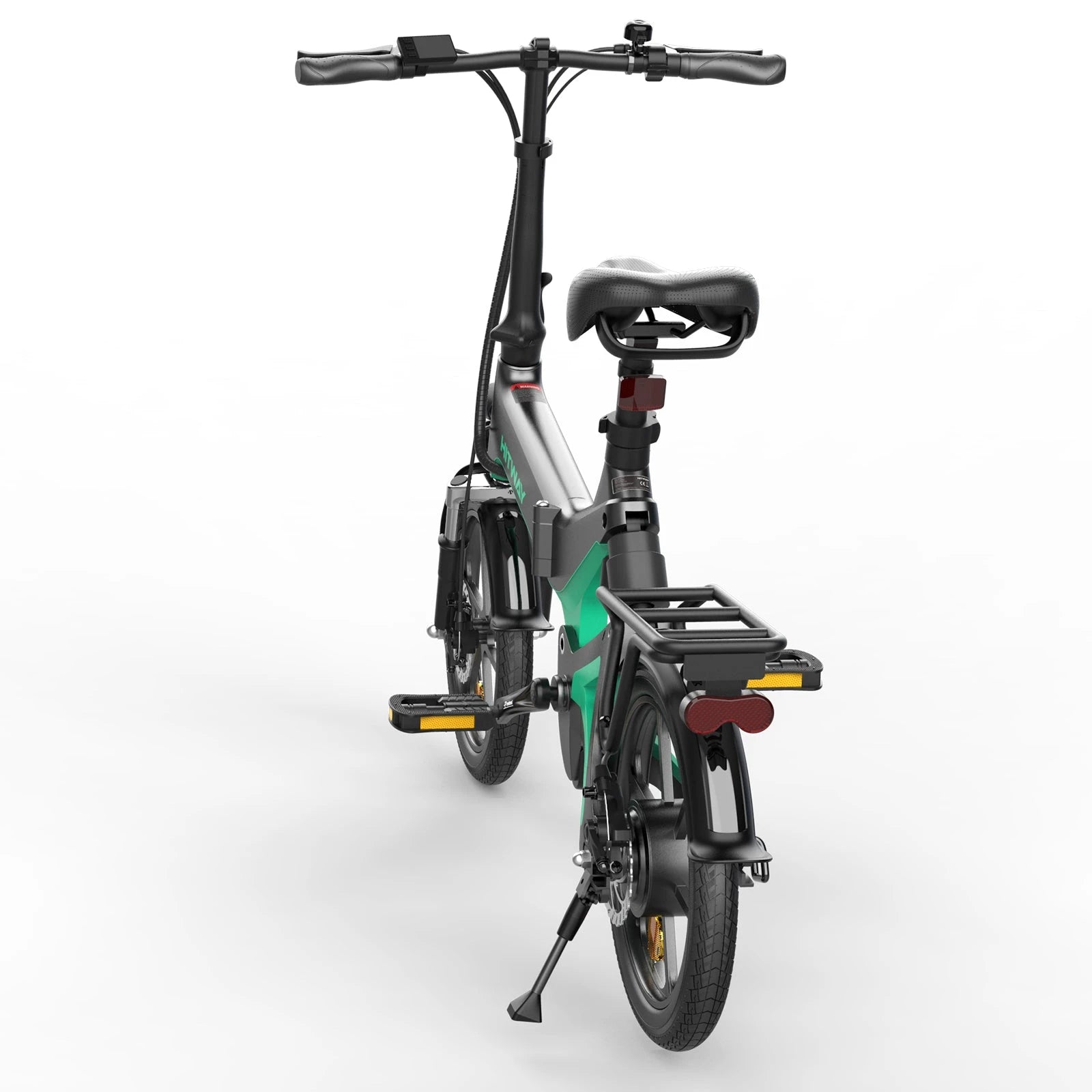 Hitway BK2 Vouwfiets elektrische fiets E-bike Zwart Groen AE-trading