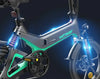 Hitway BK2 Vouwfiets elektrische fiets E-bike Zwart Groen AE-trading