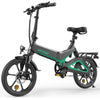 Hitway BK2 Vouwfiets elektrische fiets E-bike Zwart Groen AE-trading