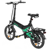 Hitway BK2 Vouwfiets elektrische fiets E-bike Zwart Groen AE-trading