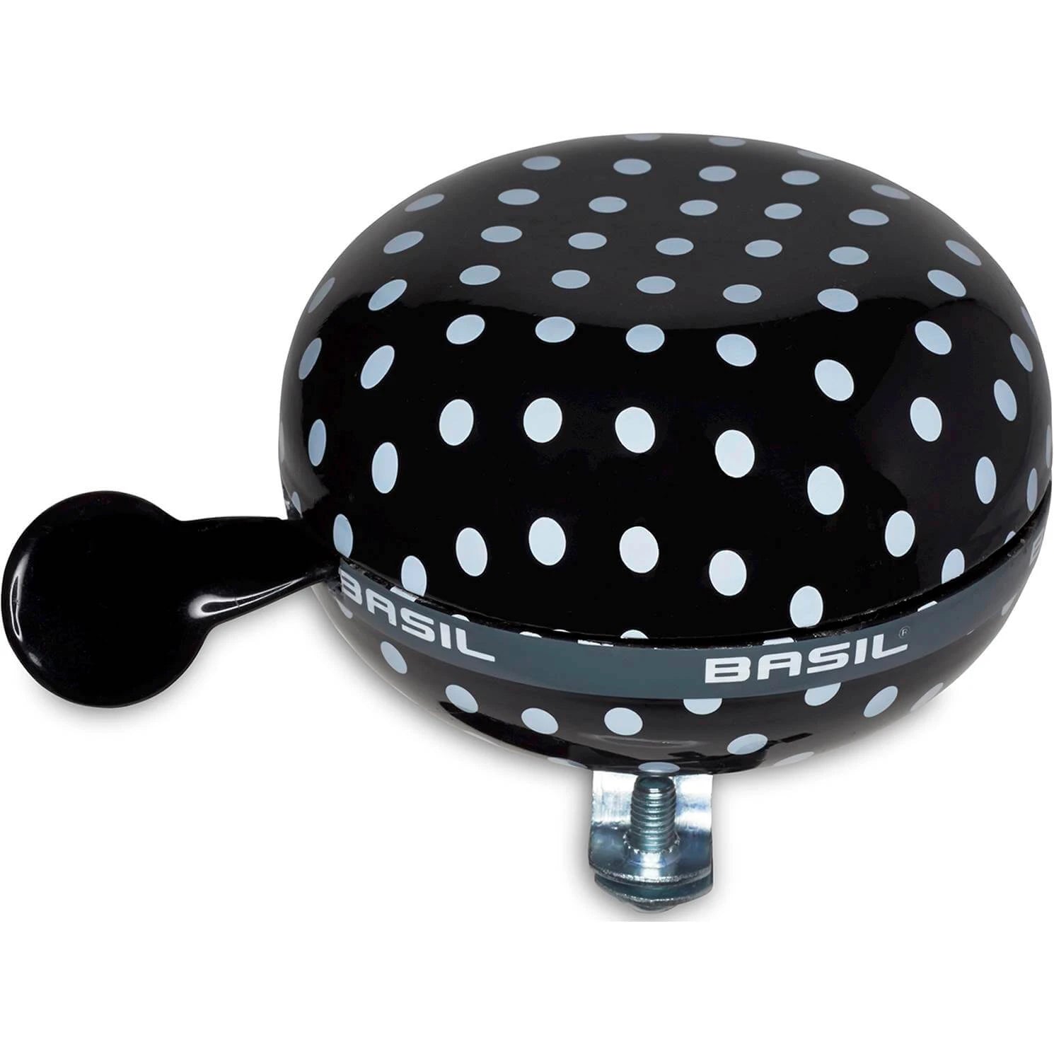 Basil bel Ding Dong 80mm Polkadot zwart/wit - AE-trading
