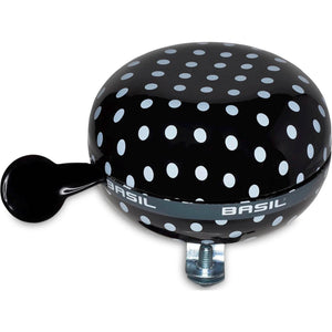 Basil bel Ding Dong 80mm Polkadot zwart/wit - AE-trading
