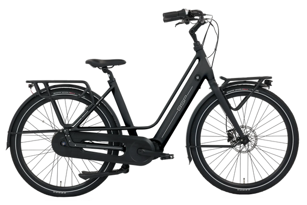 BSP Attivo Black Matt 48 cm – Elektrische Stadsfiets – Bafang M410 – 520 Wh - AE-trading