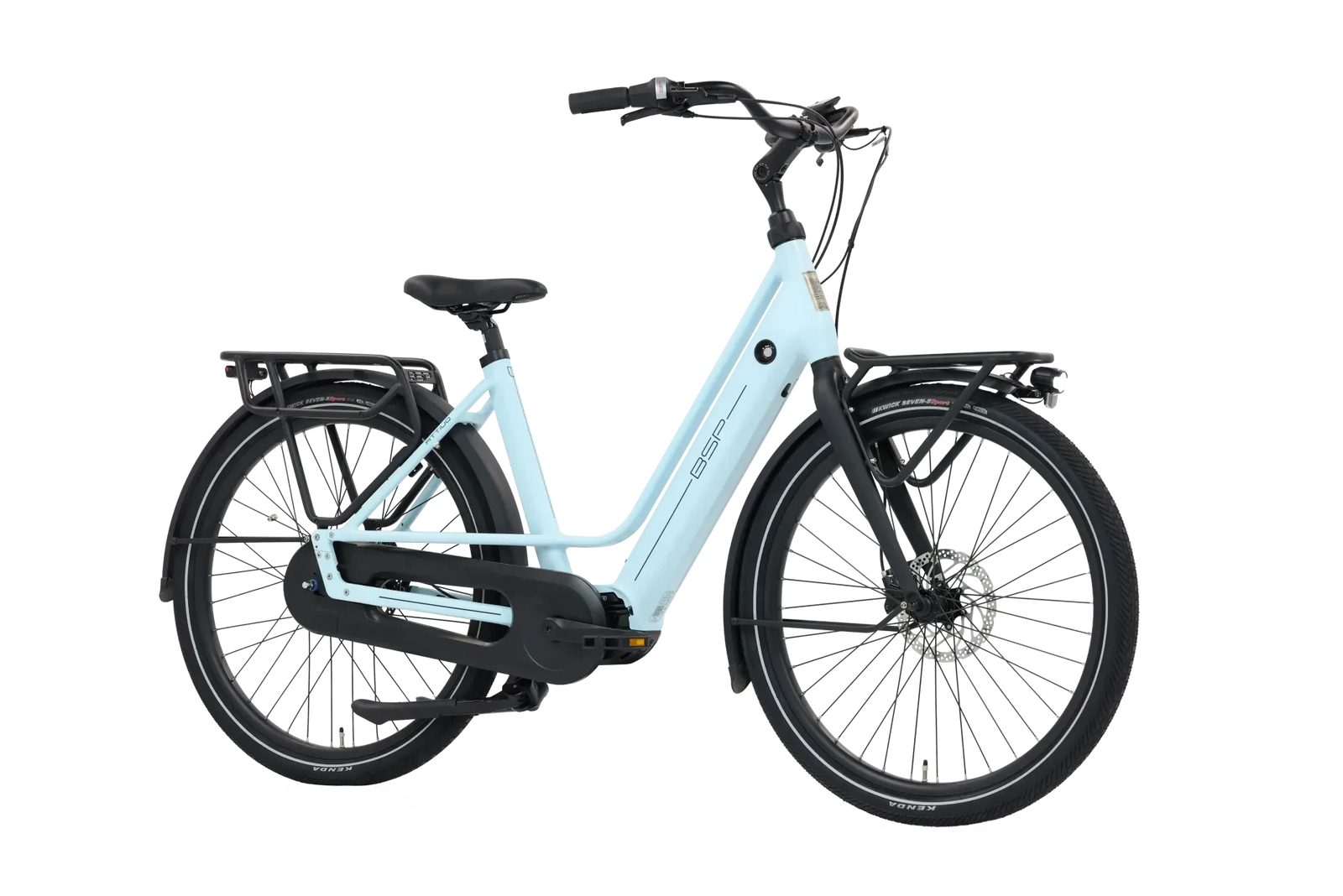 BSP Attivo Tinted Aqua 48 cm – Elektrische Stadsfiets – Bafang M410 – 520 Wh - AE-trading