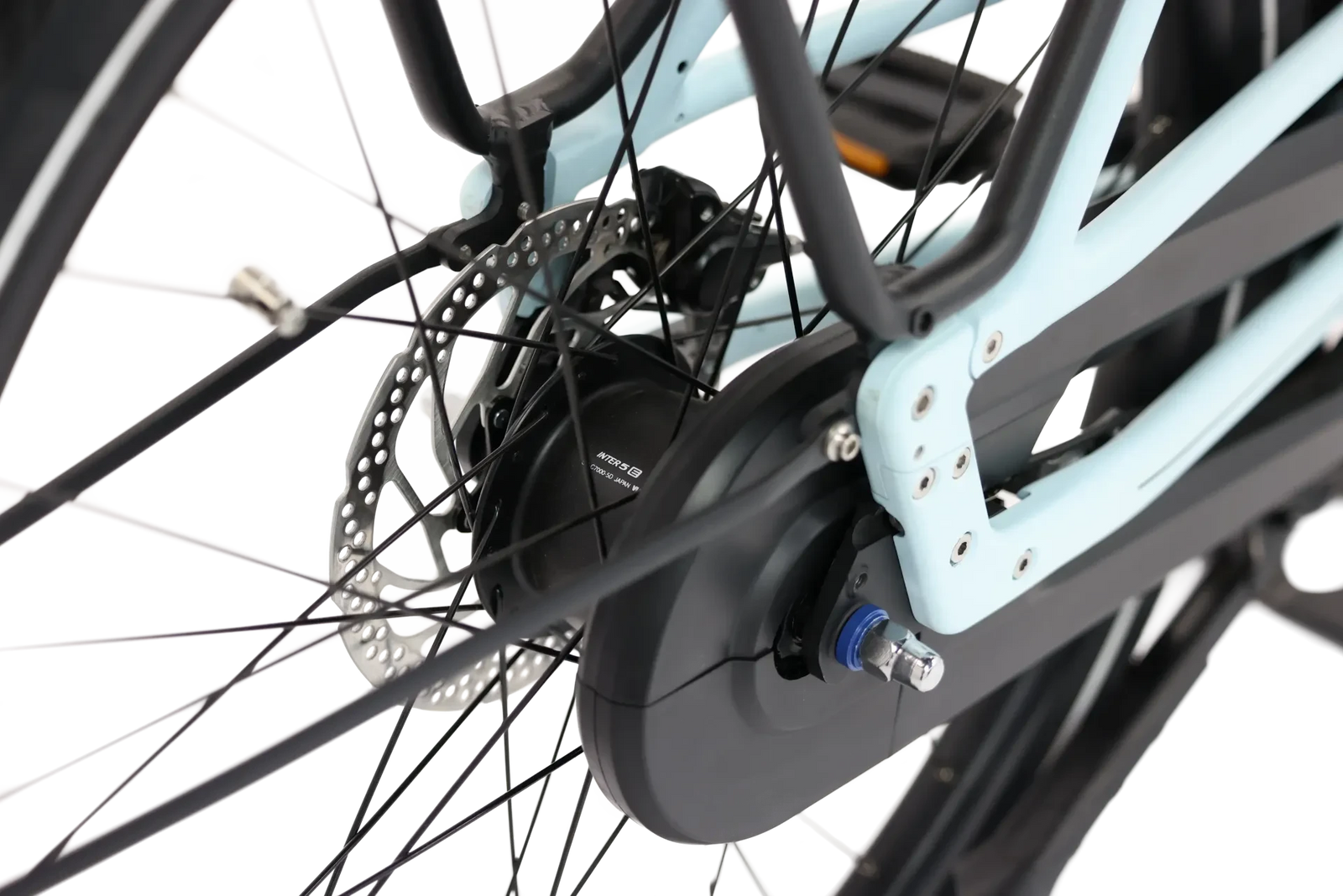 BSP Attivo Tinted Aqua 48 cm – Elektrische Stadsfiets – Bafang M410 – 520 Wh - AE-trading