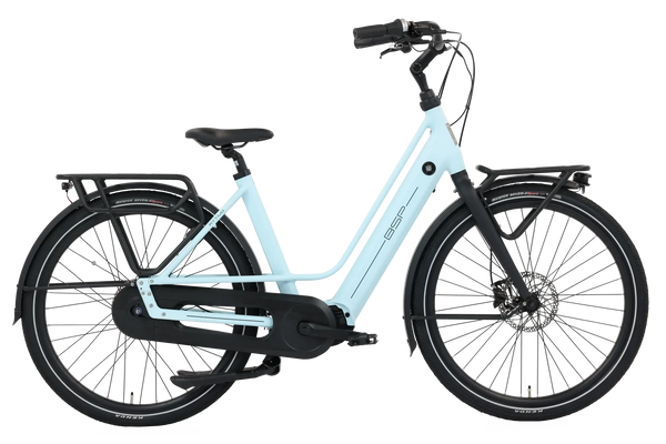 BSP Attivo Tinted Aqua 55 cm – Elektrische Stadsfiets – Bafang M410 – 520 Wh - AE-trading
