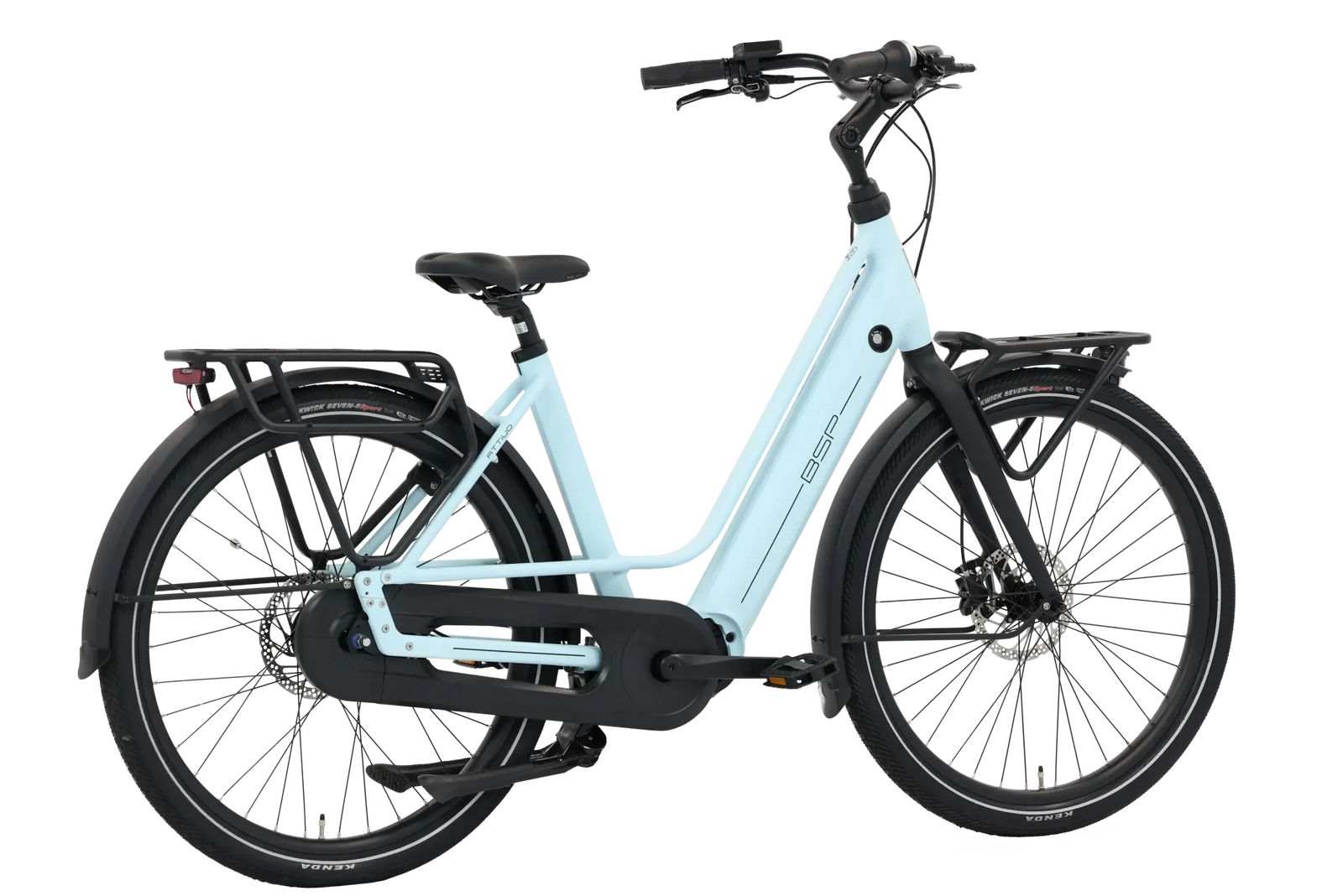 BSP Attivo Tinted Aqua 55 cm – Elektrische Stadsfiets – Bafang M410 – 520 Wh - AE-trading