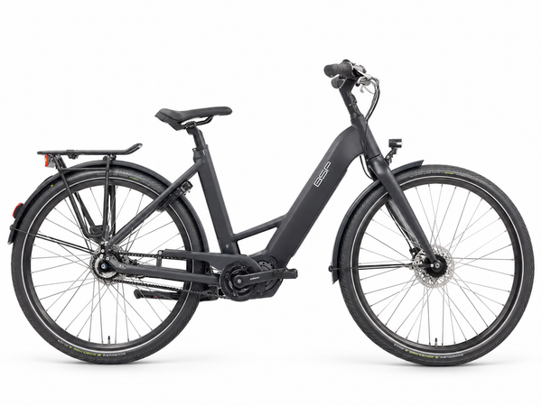 BSP Cenno - Elektrische Fiets - Lage Instap - Mat Zwart - 508Wh - 42 cm