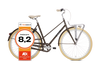 BSP Gaev Damesfiets Donker Eiken L Stalen Frame Retro Ontwerp - AE-trading